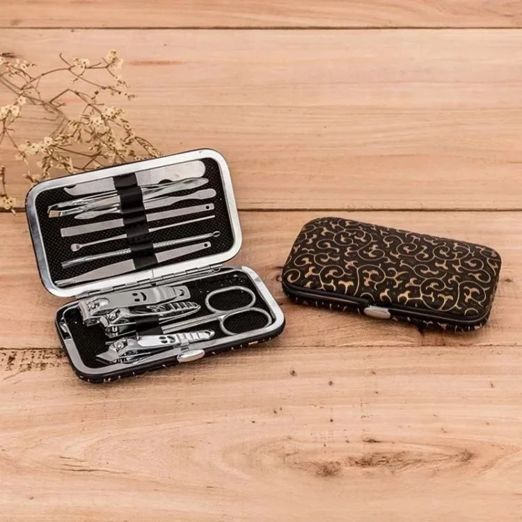 11-Piece Smiley Nail Clipper & Trimmer Set – Stainless Steel Kit Nail Care Kit Peaceful Pleasures Health and Wellness