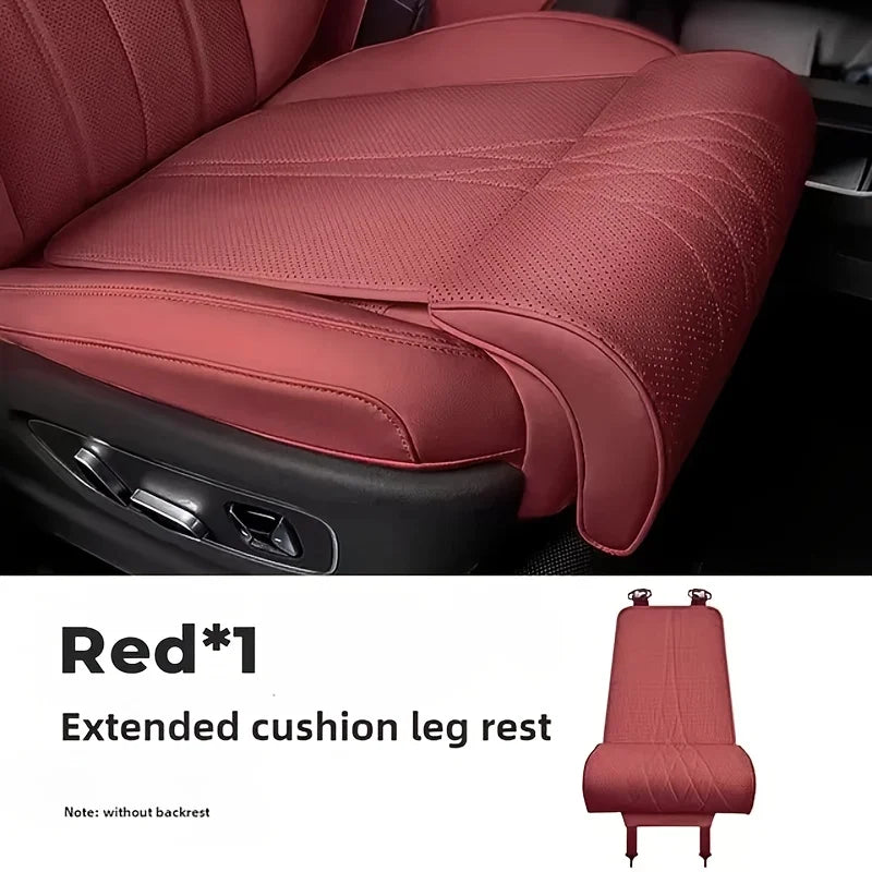 Napa Leather Car Seat Extender Cushion – Leg Support