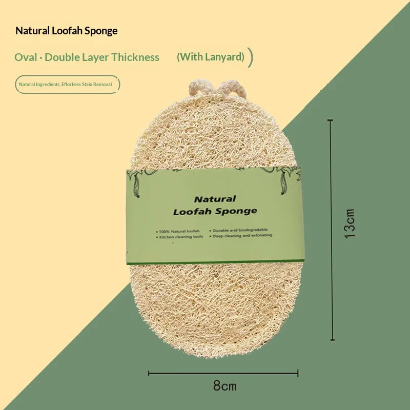 Natural Luffa Dish Scrubber 3-Pack | Eco-Friendly Kitchen Sponge