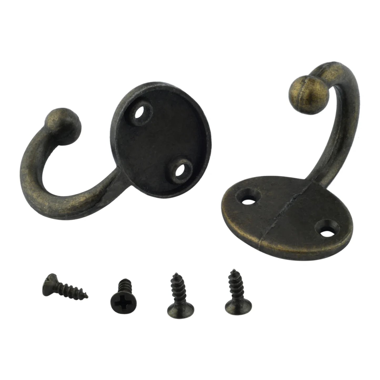 Vintage Bronze Wall Hook – Zinc Alloy Single Robe & Coat Hook