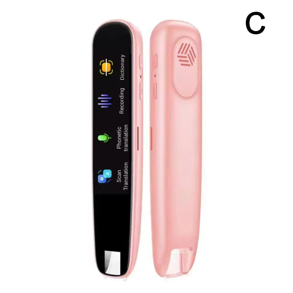 Offline Translation Pen For Teacher Student Dictionary English Intelligent Scanning Point Reading 123 Languages Translator Pen Peaceful Pleasures Health and Wellness Red JP