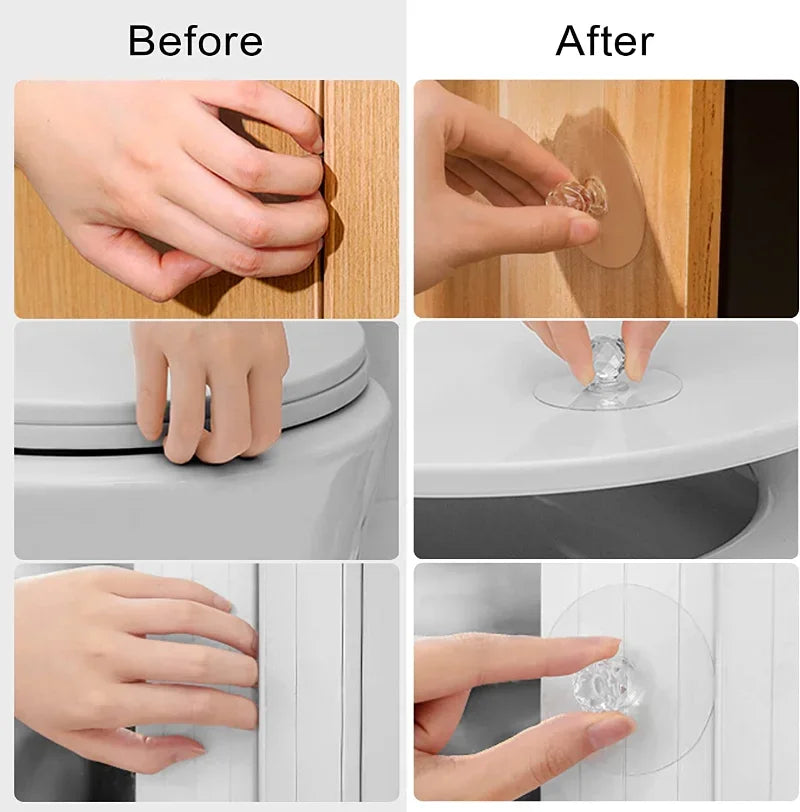 Self-Adhesive Drawer Knobs – Punch-Free Cabinet Handles 2–10pk