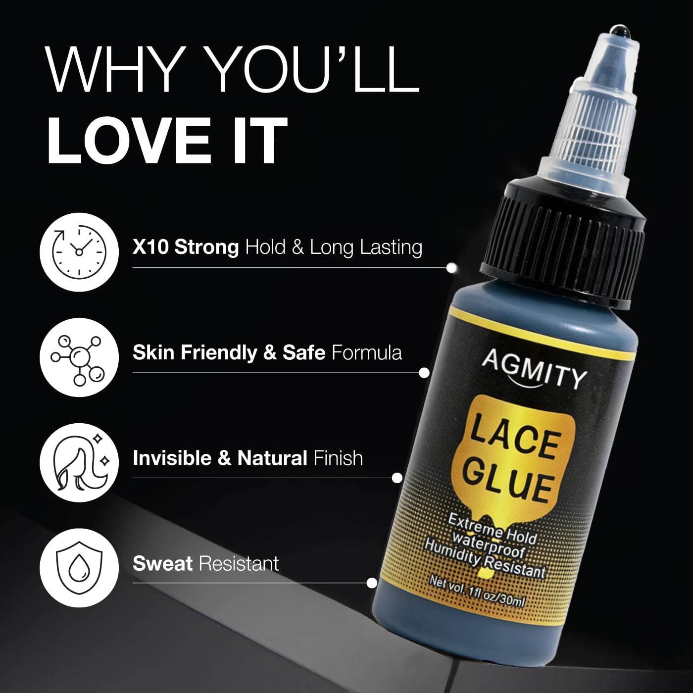 Waterproof Wig Glue | Lace Front Hair Bonding Adhesive