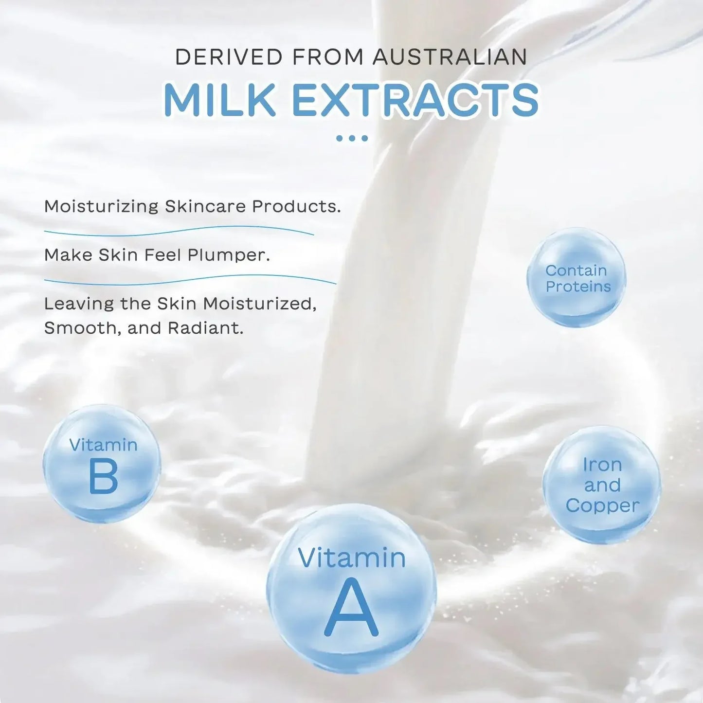 LAIKOU Milk Brightening 5-Piece Skincare Set – Cleanser & Cream