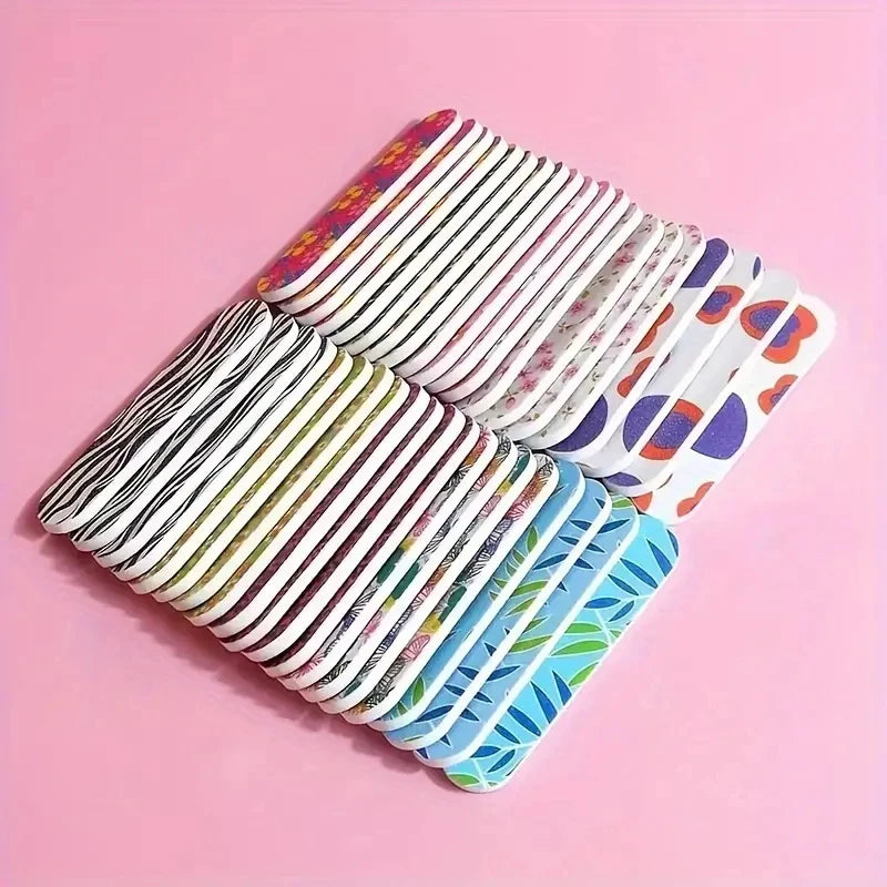 Vibrant Mini Nail File Double-sided High-quality Manicure Pedicure