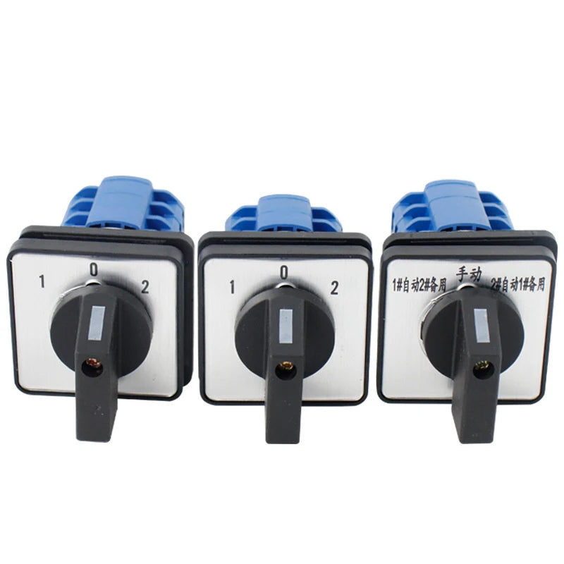 1Set CNC 3 Position 3 Knots Universal Changeover Switch 500V 20A 3 Poles Control Rotary Changeover Cam Switch Peaceful Pleasures Health and Wellness