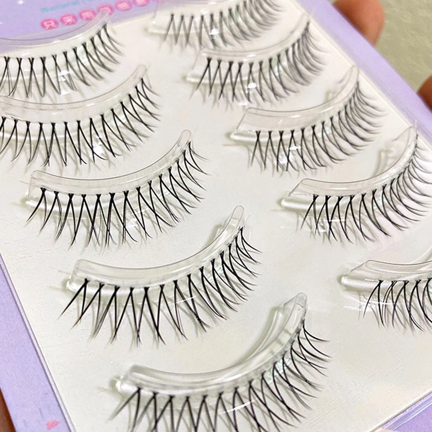 5 Pairs Korean U-Shaped False Eyelashes | Soft Natural Lashes