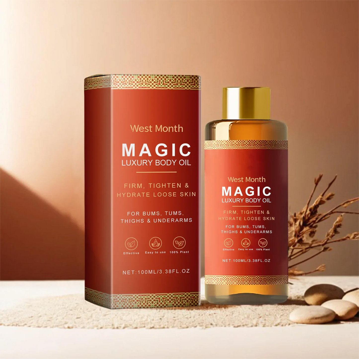 WEST MONTH Firming Body Oil – Lifting, Brightening & Hydrating