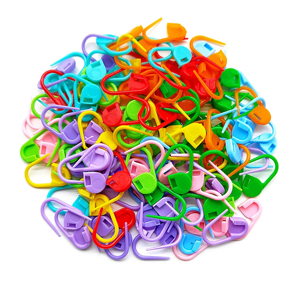 120 Colorful Marker Buckle Yarn Weaving Counting Handmade DIY Sweater