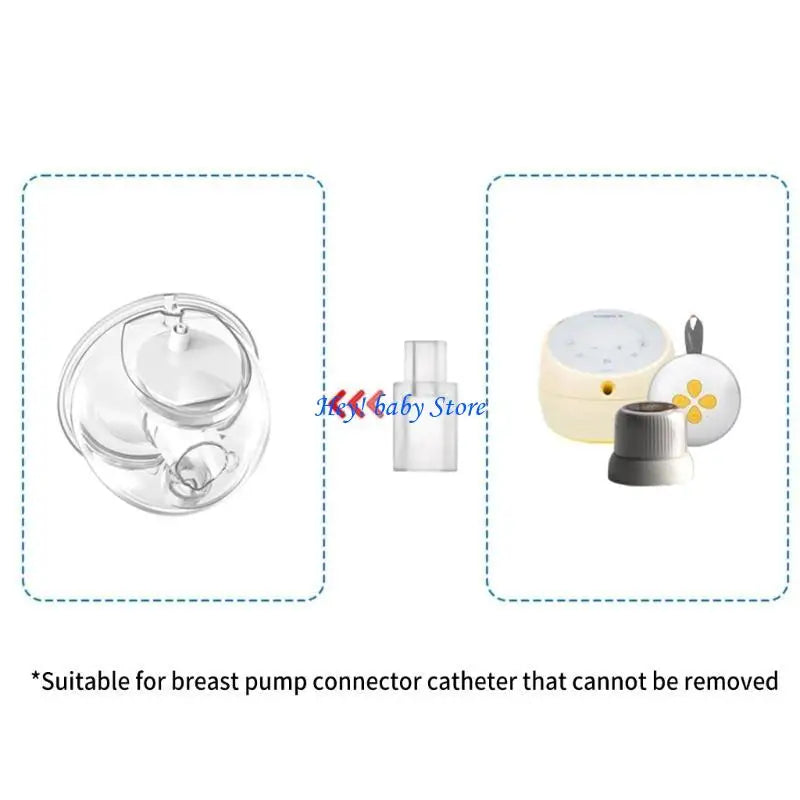 Universal Silicone Breast Pump Connector Tubing Adapter