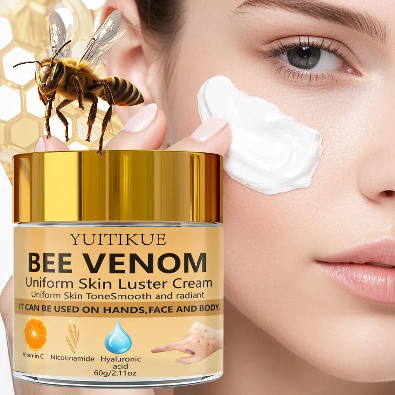YUITIKUE Bee Venom Cream – Brighten, Hydrate & Fade Dark Spots Brightening Face Cream Peaceful Pleasures Health and Wellness