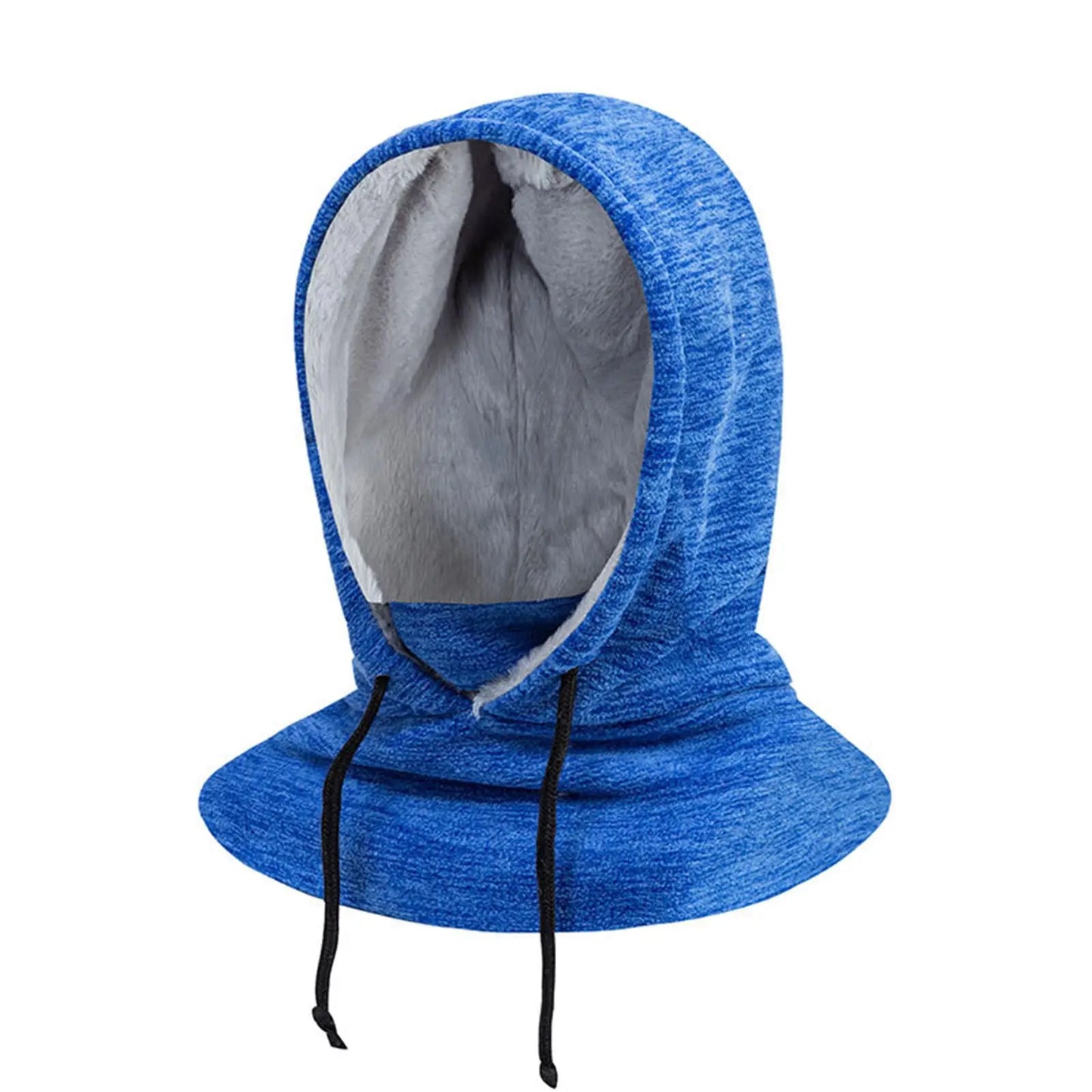 1 Piece Thick Wool Balaclava, Winter Windproof Fleece Face Mask for Cold Weather, Ski, Outdoor Sports Neck Warmer for Men Women Peaceful Pleasures Health and Wellness Blue One Size