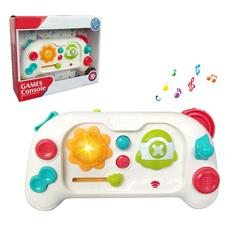 Baby Simulation Game Console Toys Music&lights Mini Finger Action