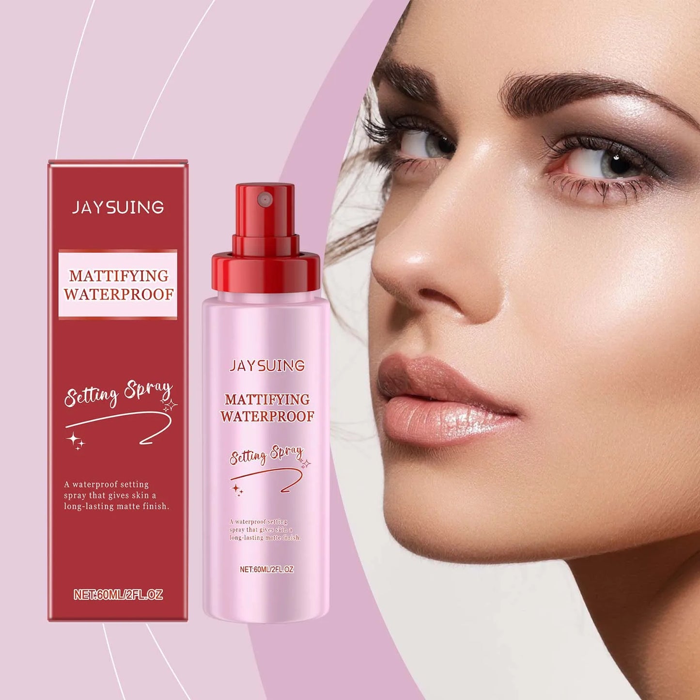 Jaysuing Matte Makeup Setting Spray – Waterproof Oil Control 60ml