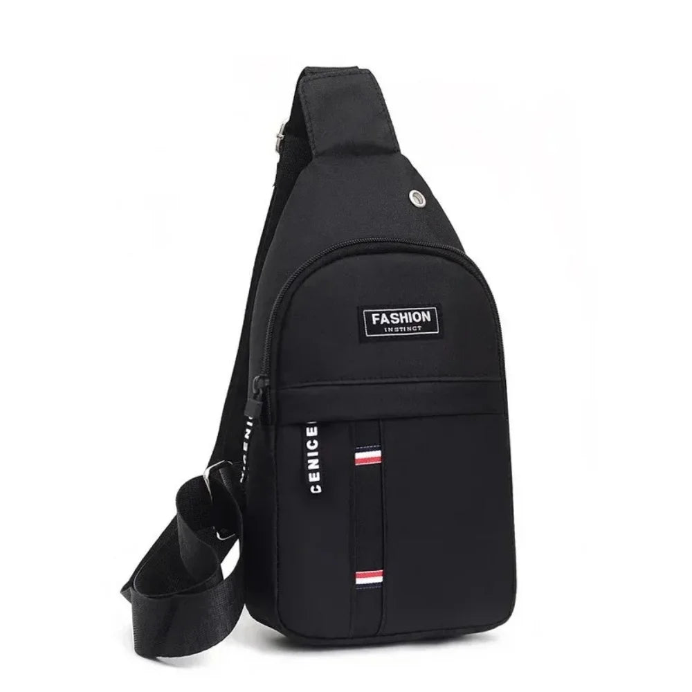 Men's Canvas Waist Bag | Waterproof Adjustable Crossbody Pack