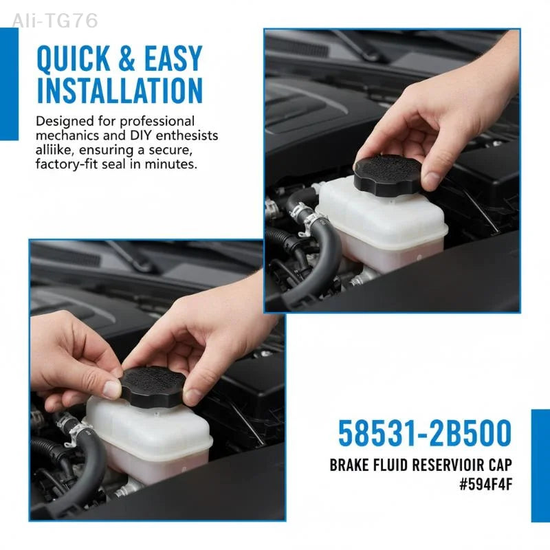 Brake Fluid Reservoir Cap 58531-2B500 | Car Oil Tank Cover