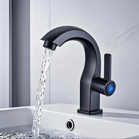 Matte Black Single Hole Bathroom Faucet with Side Spray Bathroom Basin Faucet Peaceful Pleasures Health and Wellness HHH