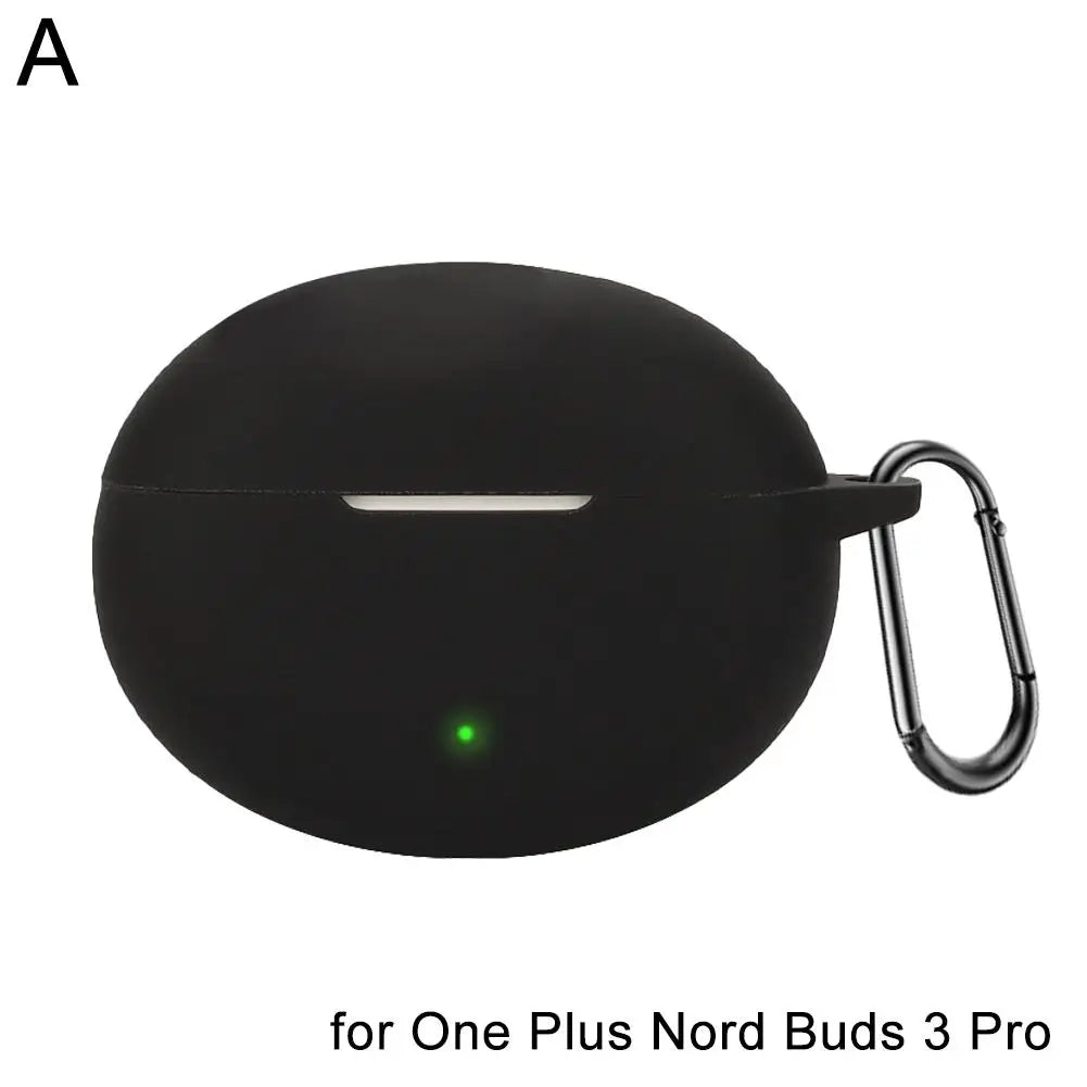 OnePlus Nord Buds 3 Pro Silicone Case Cover + Carabiner