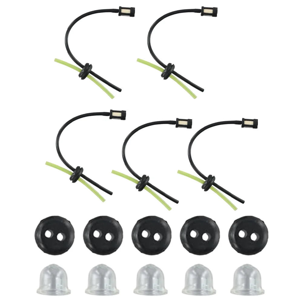 5 Fuel Filter Hose Seal Fits Brushcutter Hedge Trimmer Garden Lawn