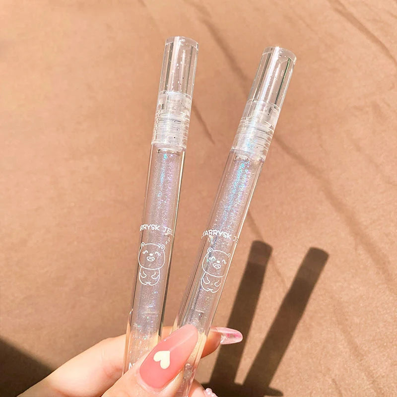 Diamond Clear Lip Gloss | Shiny Waterproof Jelly Lip Oil Balm