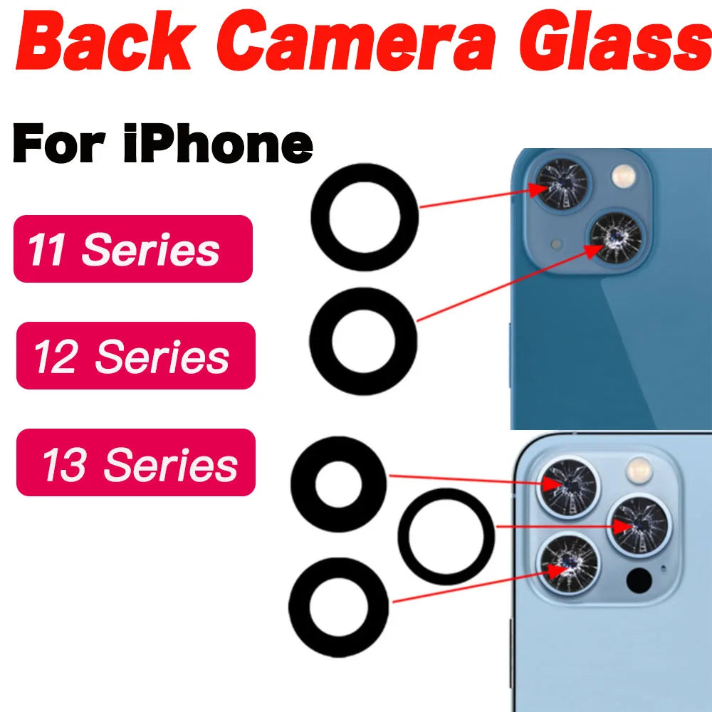 iPhone Rear Camera Glass Lens Cover – 6 to 13 Pro Max