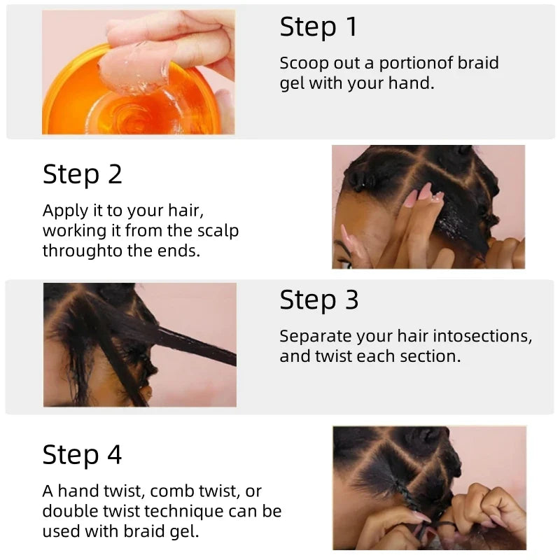 Beeswax & Honey Hair Styling Gel 113g – Non-Sticky Hold
