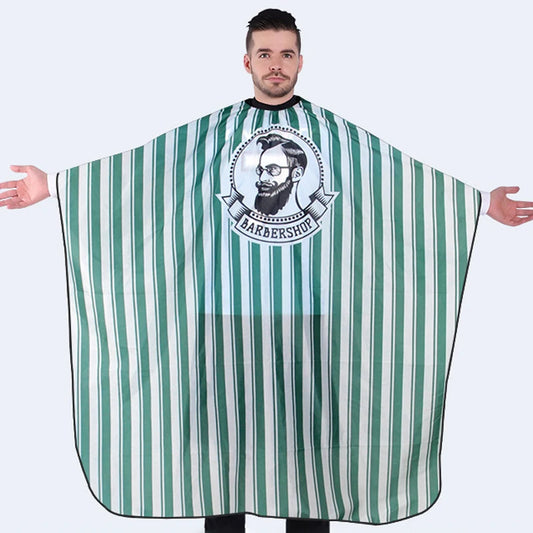 Hairdressing Coth Pattern Cutting Hair Waterproof Cloth Salon Barber Cape Professional Hair Stylist Retro Aprons Haircut Cape Peaceful Pleasures Health and Wellness