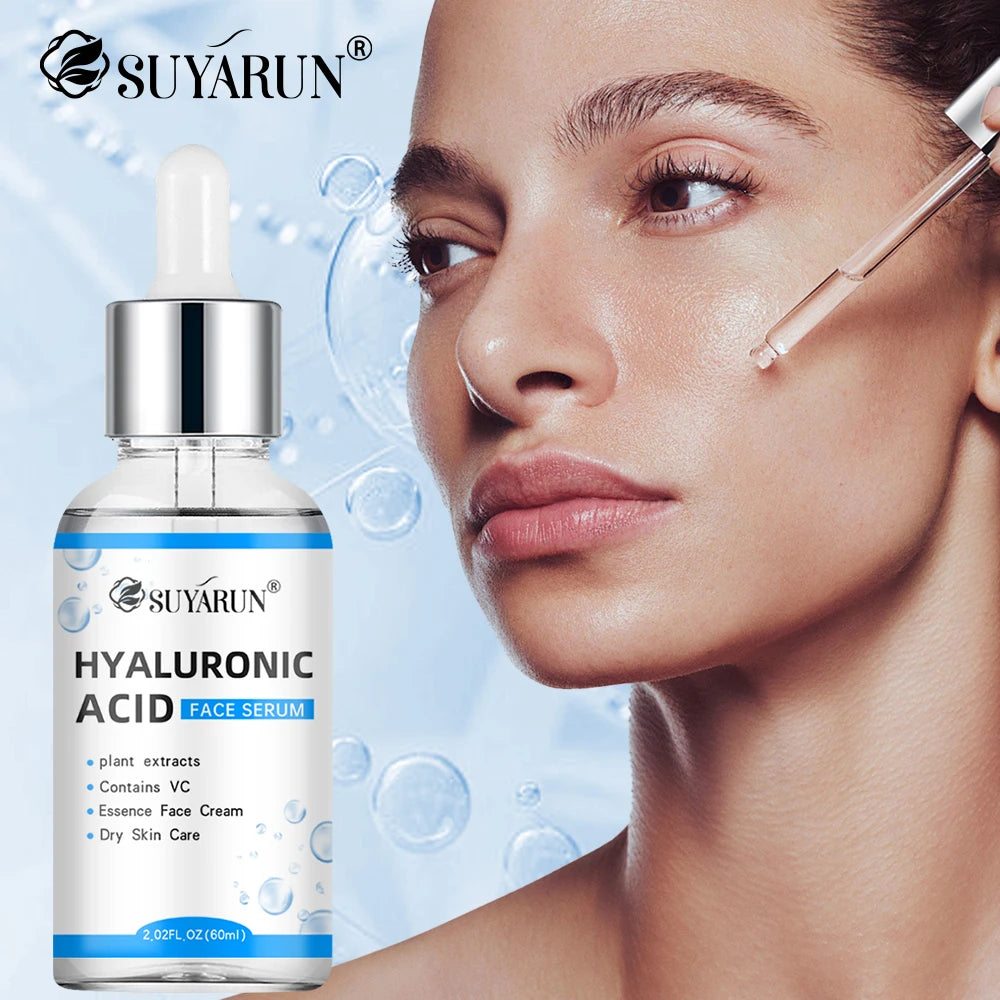 SUYARUN Hyaluronic Acid Serum - 24H Intense Hydration, Anti-Wrinkle & Plumping, Lightweight Face Moisturizer for All Skin Types. Peaceful Pleasures Health and Wellness
