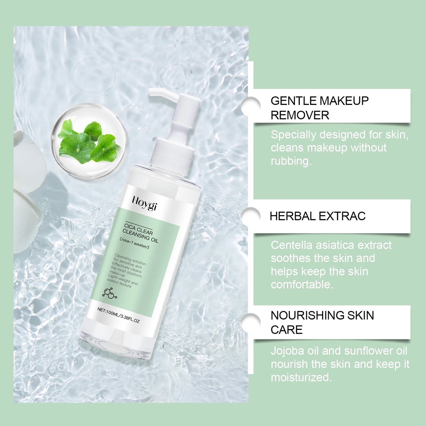 Cica Cleansing Oil – Makeup Remover & Pore Cleanser