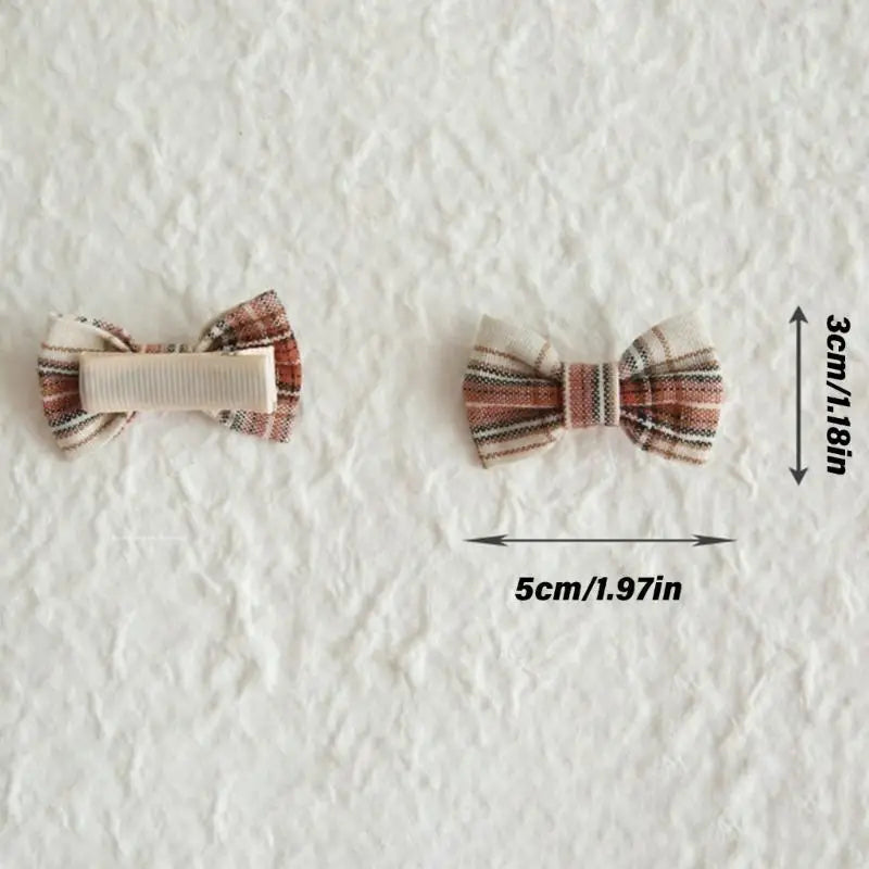 Baby Girls Butterfly Bow Hair Clips – 5 Pairs Secure Hairpins