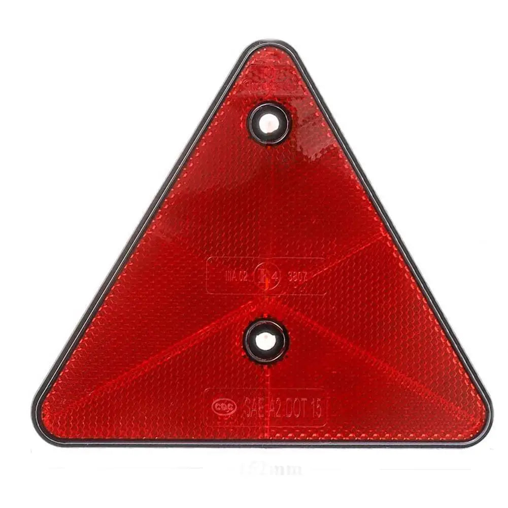 Red Triangle Reflectors for Enhanced Vehicle Safety Peaceful Pleasures Health and Wellness