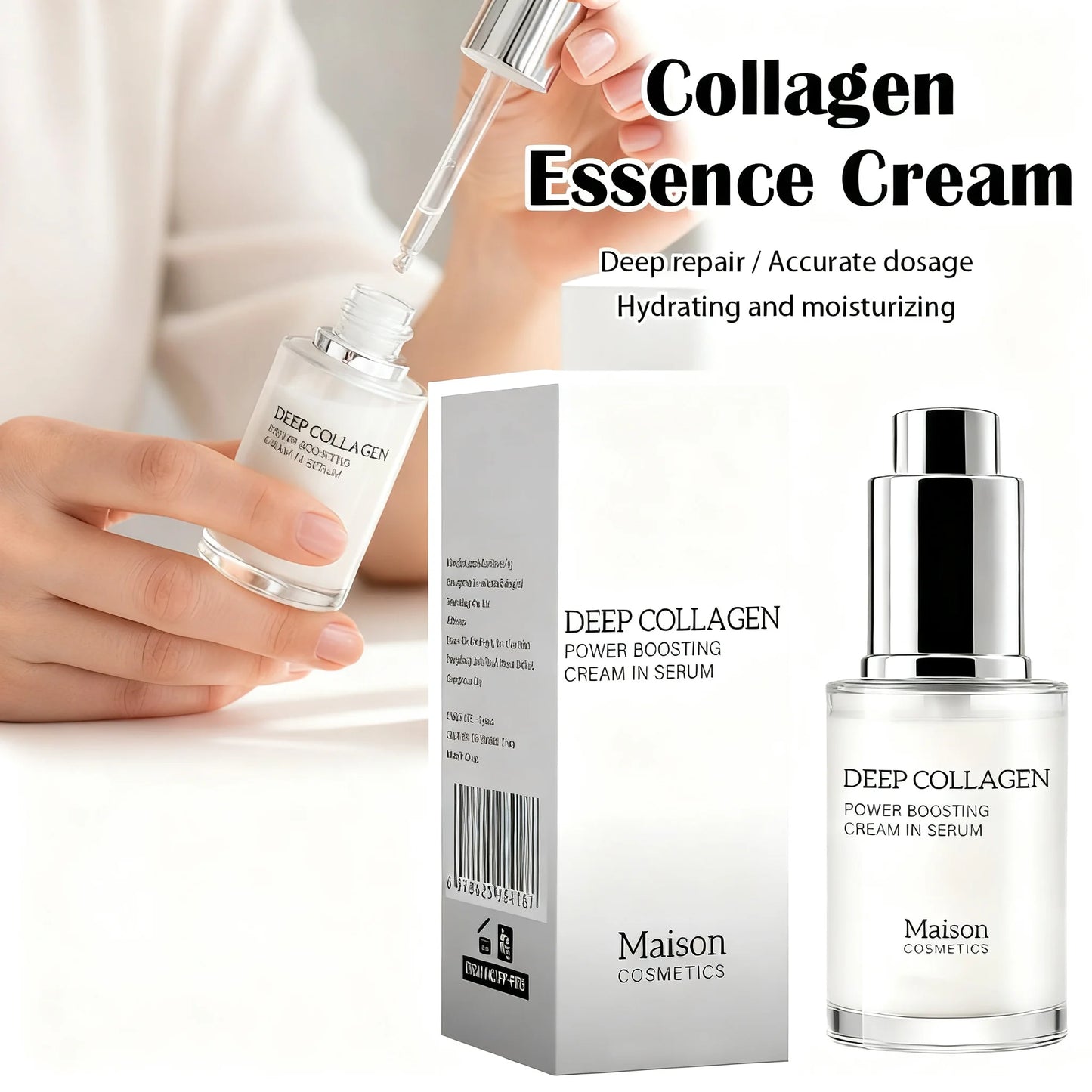 Deep Collagen Boosting Face Serum | Hydrating & Moisturizing