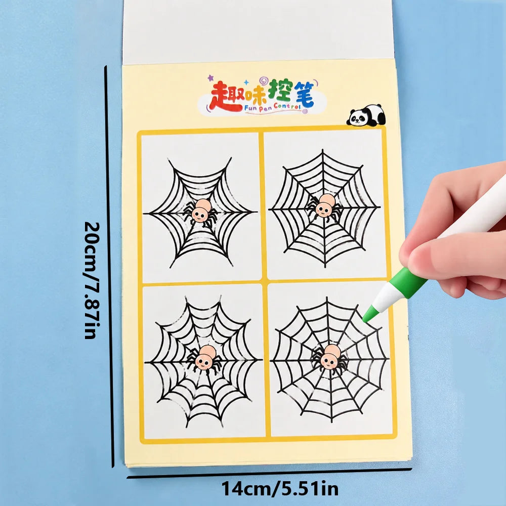 Kids Fun Pen Control Tracing Workbook 35 Pages Preschool Handwriting