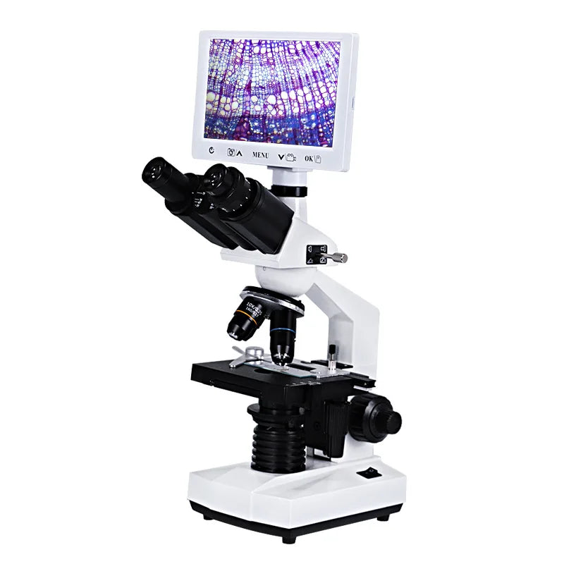 Binocular Electron Microscope Laboratory Research Microscope Maintenance Beauty Electronic Magnifying Glass Peaceful Pleasures Health and Wellness