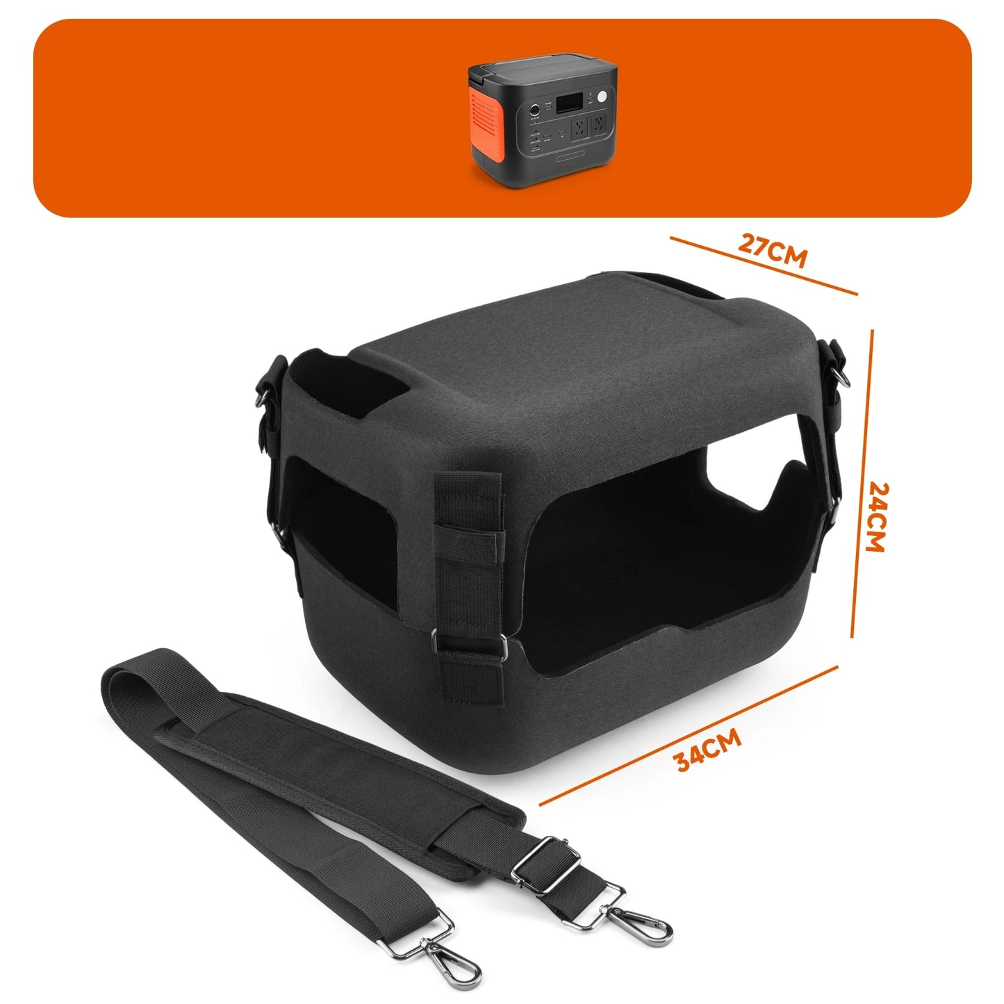 EVA Protective Case for Jackery Explorer 1000 V2 | Carry Bag