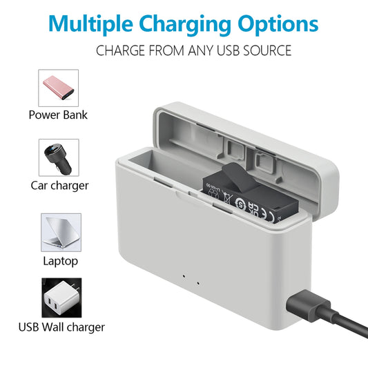 1 PCS Charger For Insta360 Ace Pro 2 Charger Sports Camera Accessories For Insta360 Ace Pro Battery Storage Case Peaceful Pleasures Health and Wellness Default Title