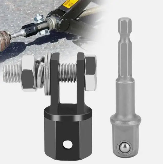 1/2 Inch Scissor Jack Adapter | Chrome Vanadium Steel Socket Tool Jack Adapter Tool Peaceful Pleasures Health and Wellness