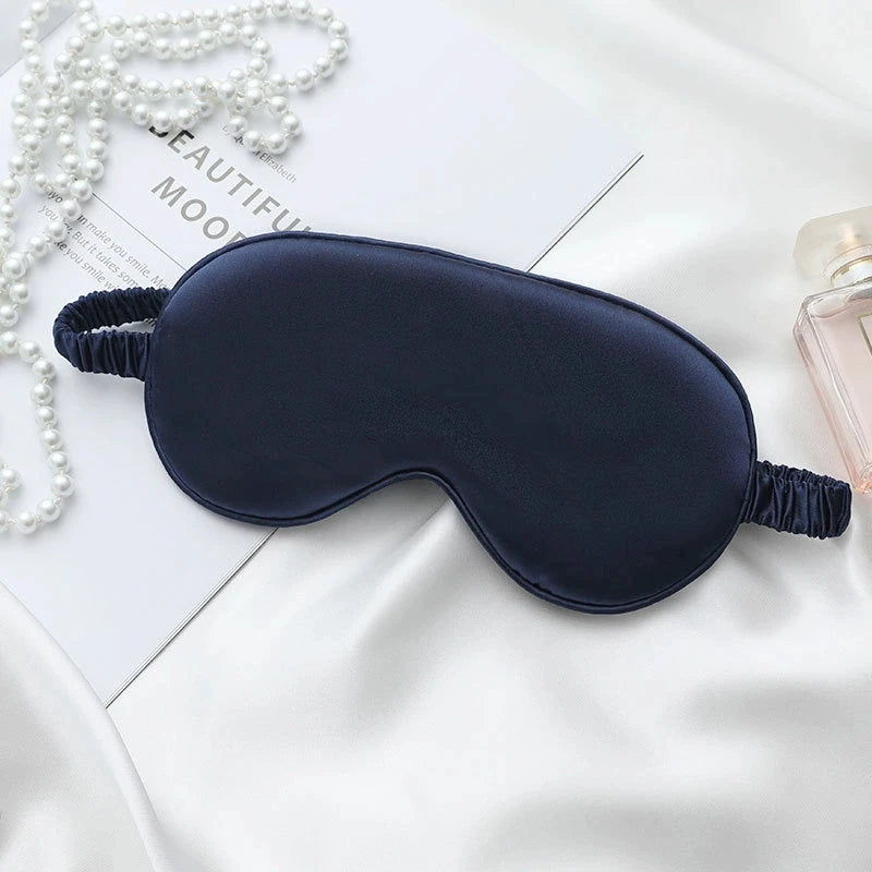 Soft Silk Sleep Mask – 100% Blackout & Zero Eye Pressure