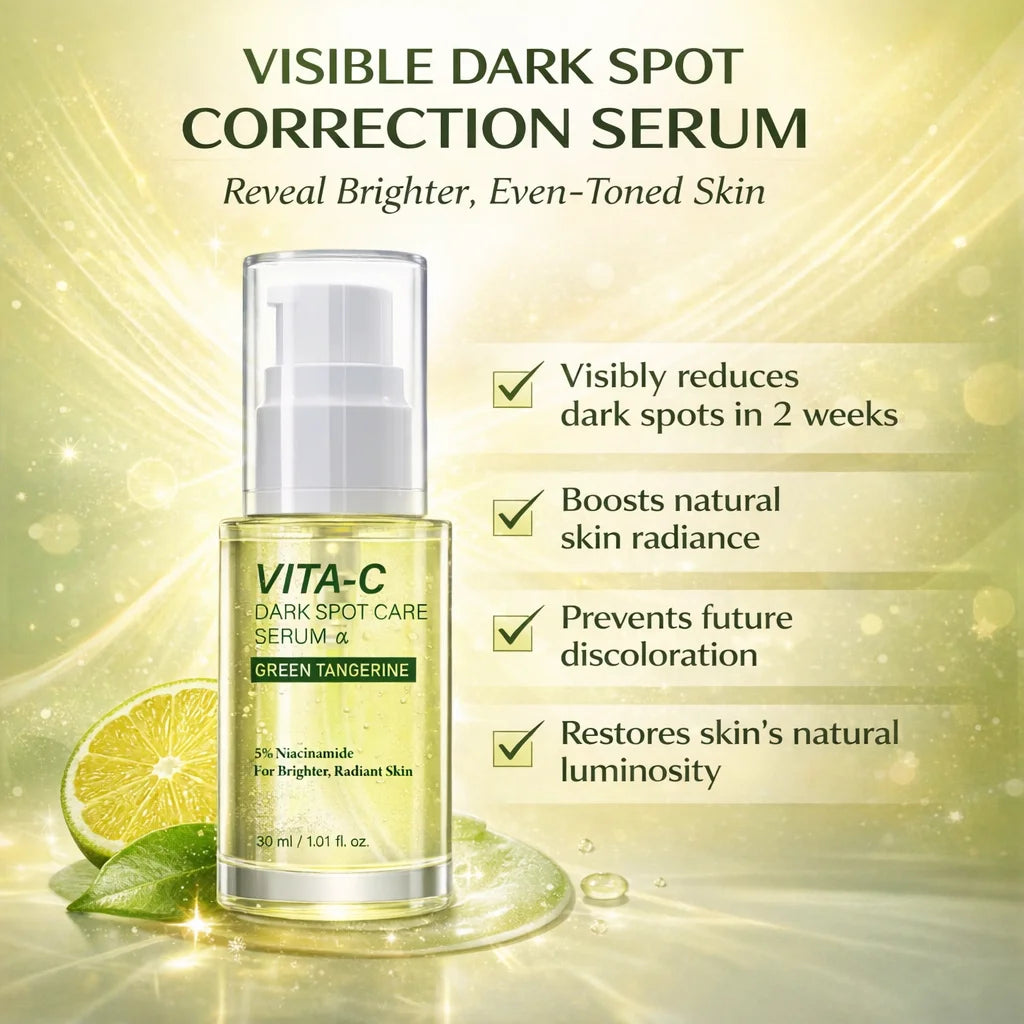 Green Tangerine Vitamin C Serum with Niacinamide, Helps Improve the Dull Skin for Radiant Skin,Korean Skincare, 30ml Peaceful Pleasures Health and Wellness
