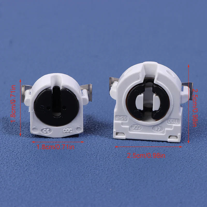 5-Pack T5 T8 Non-Shunted Tombstone Lamp Socket G5 G13 Base
