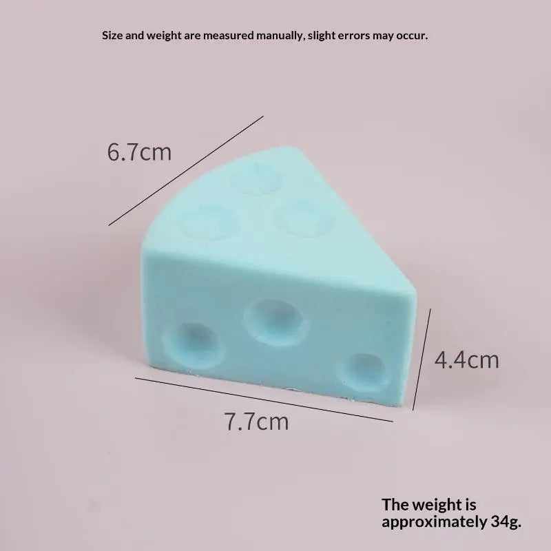 Cheese Squeeze Fidget Toy – Slow Rebound Stress Relief Squishy