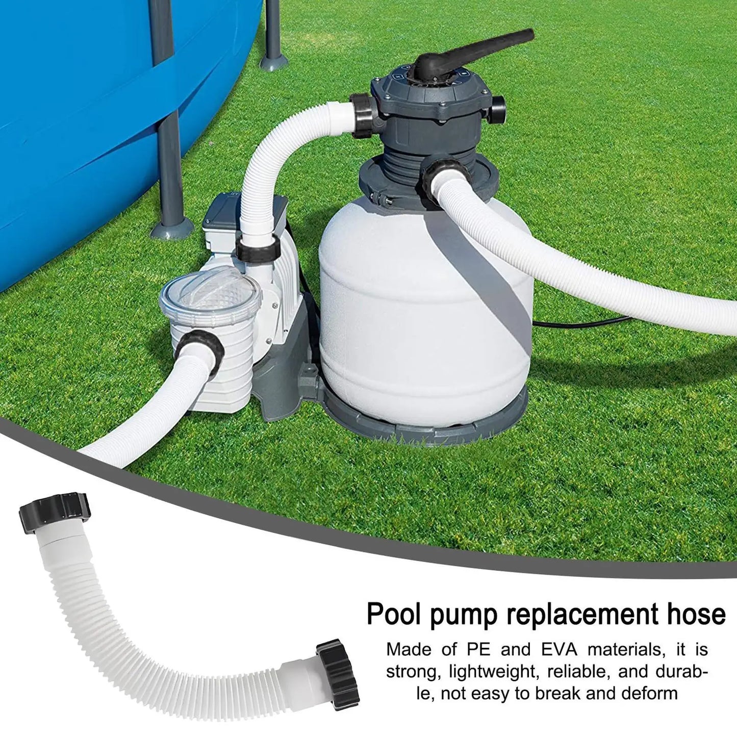 Pool Pump Replacement Hose 1.5" x 59" | Above Ground Pool