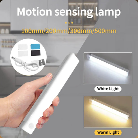 USB Rechargeable PIR Motion Sensor LED Night Light – Cabinet Lamp Motion Sensor Night Light Oasis Select