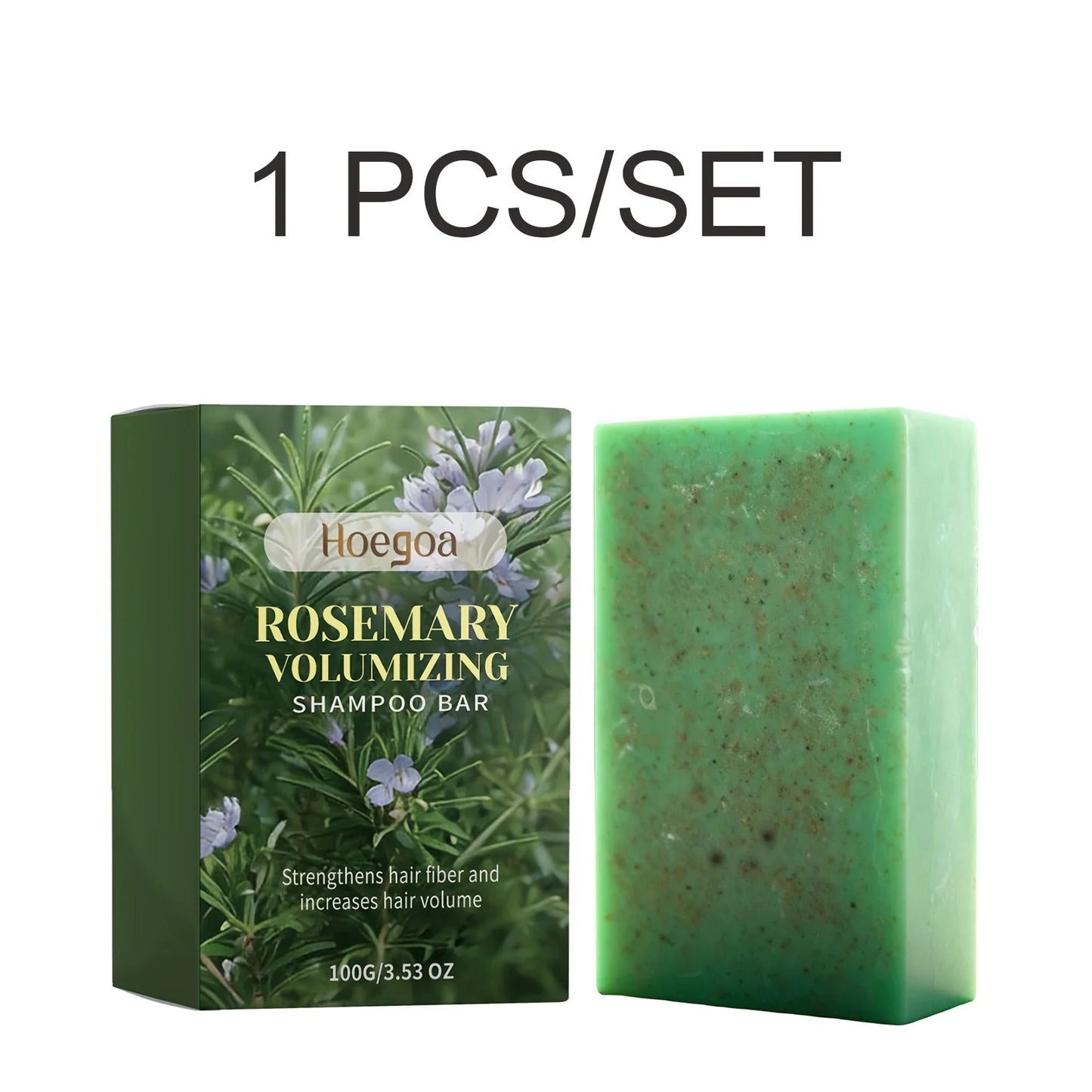 Rosemary Volumizing Shampoo Bar | Natural Oils & Frizz Control