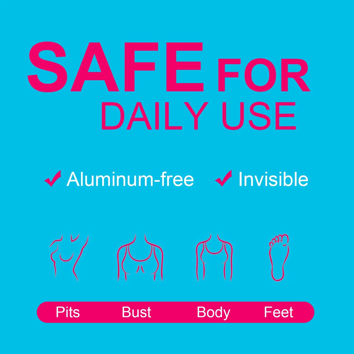 72H Aluminum-Free Whole Body Deodorant Spray – Unisex