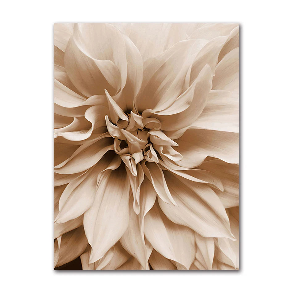 Nordic Canvas Wall Art – Peony Flower & Dance Woman Print Canvas Wall Art Print Peaceful Pleasures Health and Wellness A0352-02 40x60cm Unframed