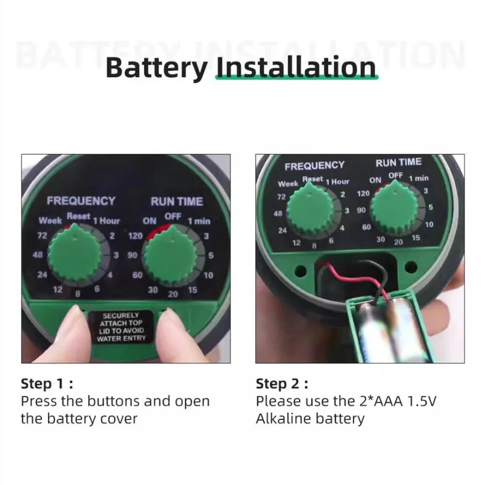 Garden Irrigation Timer 0 Water Pressure Working Controller System Garden Ball Valve Automatic Electronic Watering Timer Home Peaceful Pleasures Health and Wellness