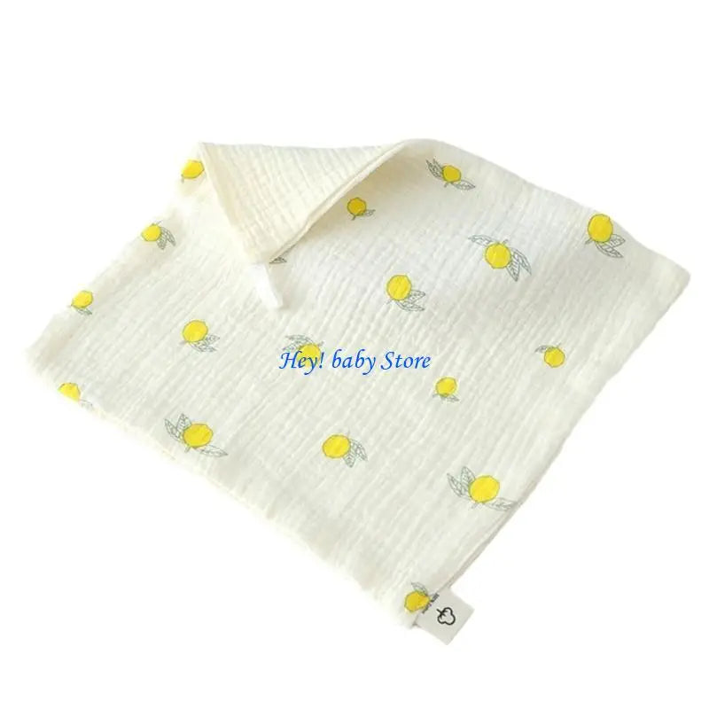 4-Layer Baby Square Face Towel | Soft Cotton 27x27cm Infant