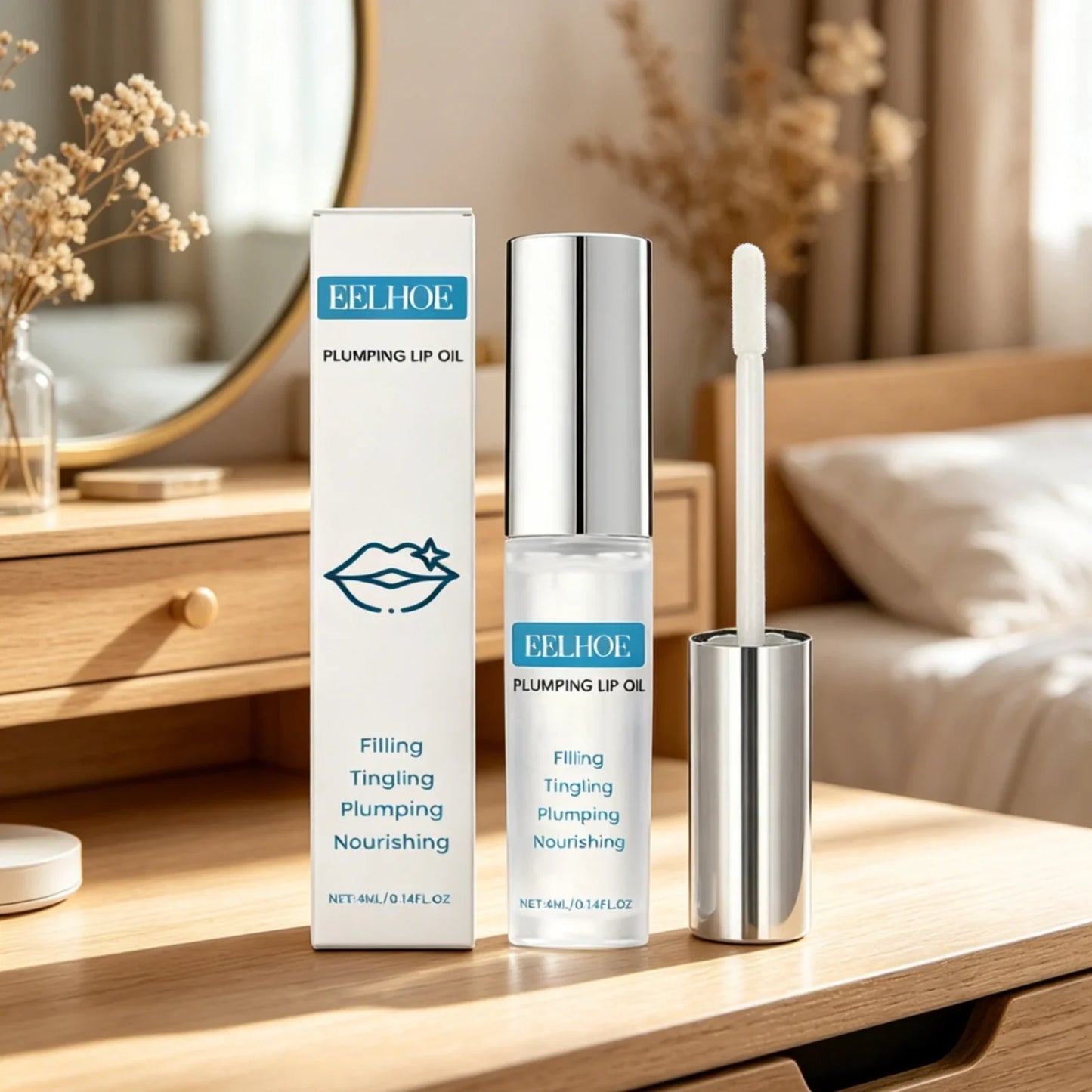 EELHOE Plumping Lip Oil – Moisturizing, Nourishing & Anti-Chap