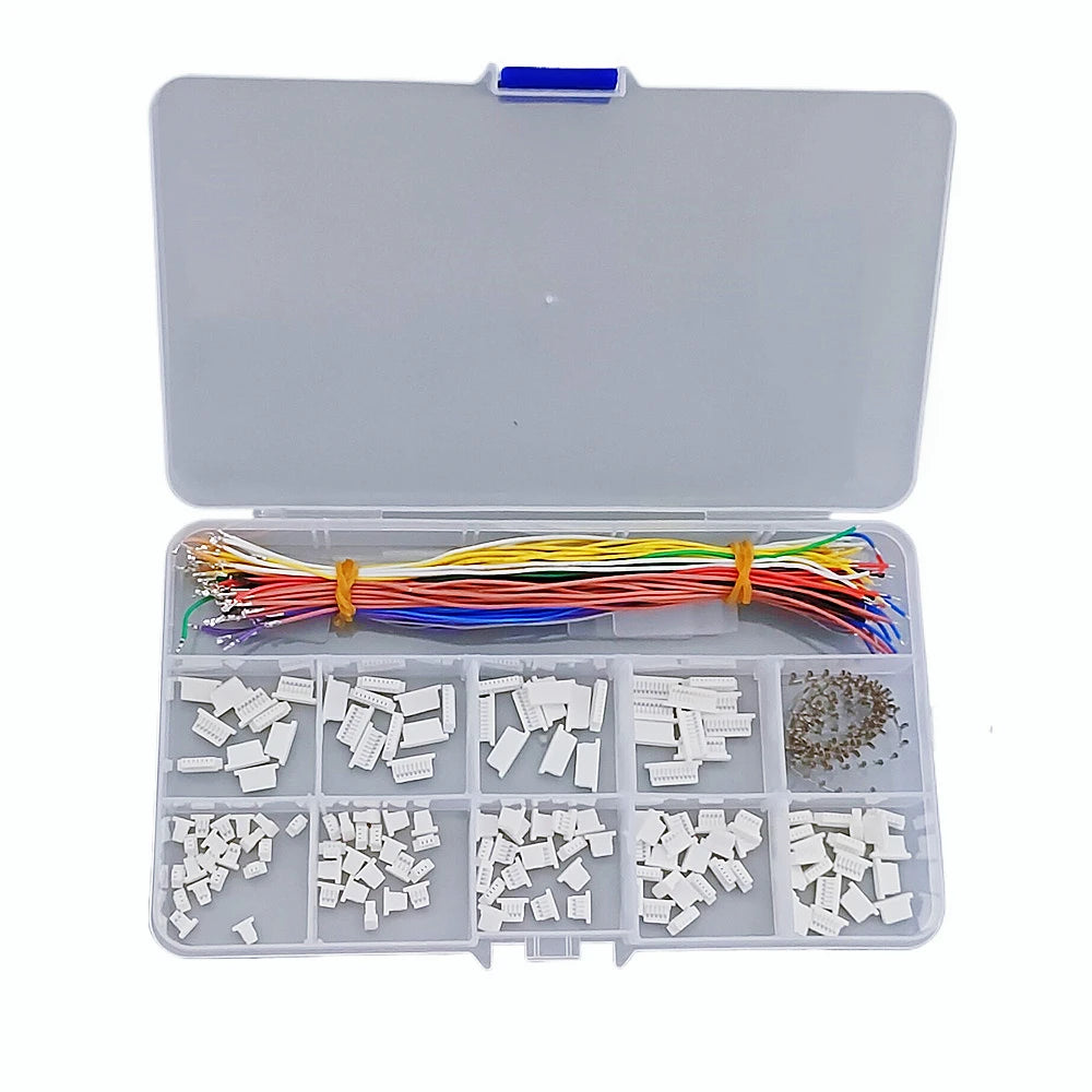 Jst SH 1.0mm Connector Kit with Single head Pre-Crimped Soft Silicone 150mm Wire for F3 Omnibus F4 Pro F7 Racing Drone Wire Kit Peaceful Pleasures Health and Wellness